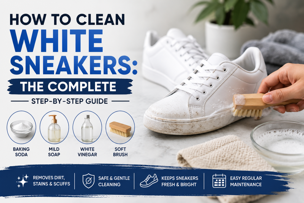 How to Clean White Sneakers: